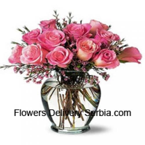 Alluring 11 Pink Roses